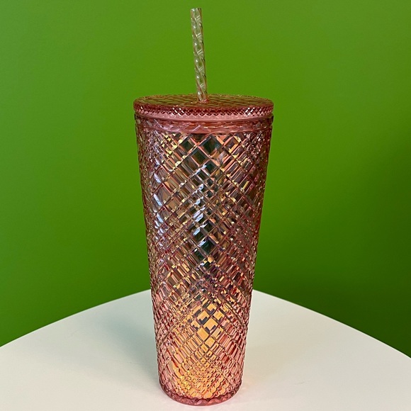 NEW! Starbucks 2021 Limited Edition Christmas Tumbler- Peach - Picture 5 of 6